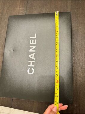 CHANEL Black Box with White Logo